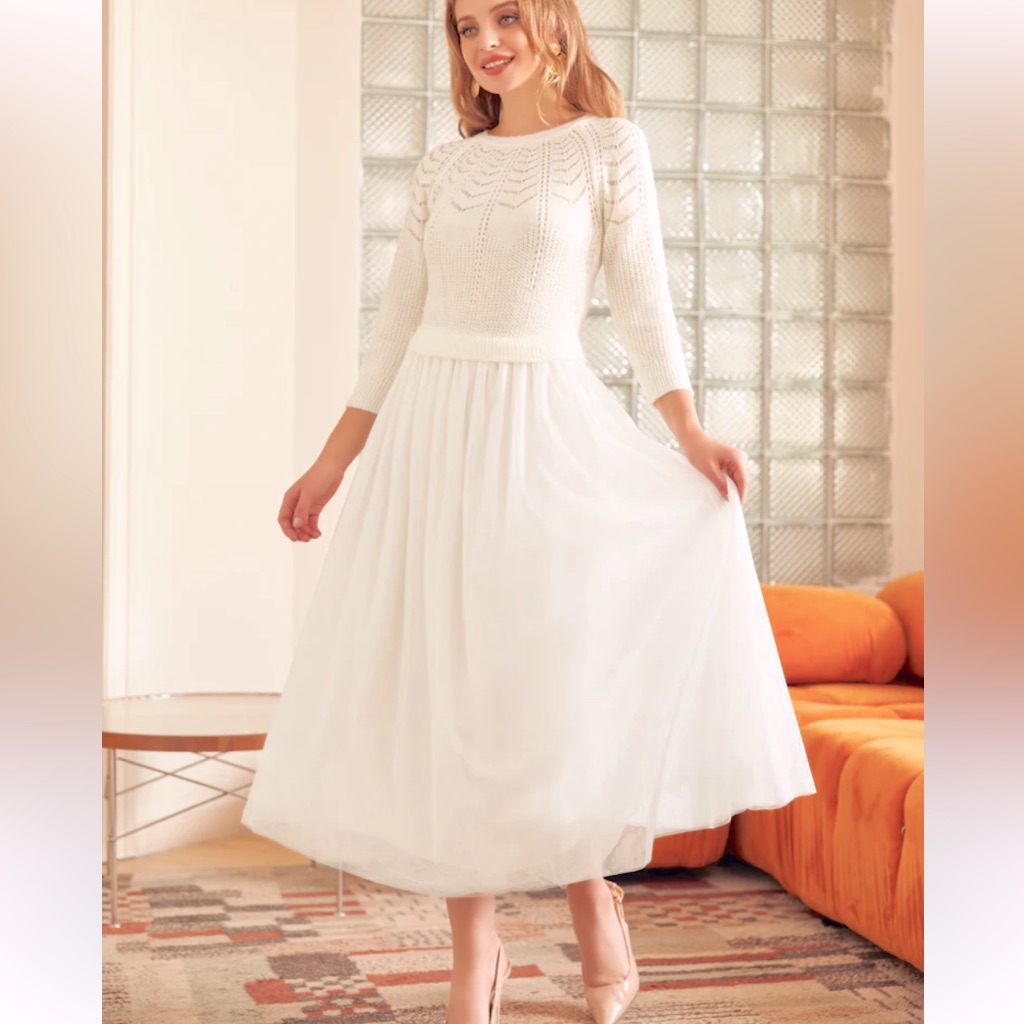 Modcloth Flaunt Where You Want Twofer Tulle Dress Size 1x